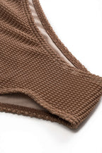 Textured Bandeau Bikini
