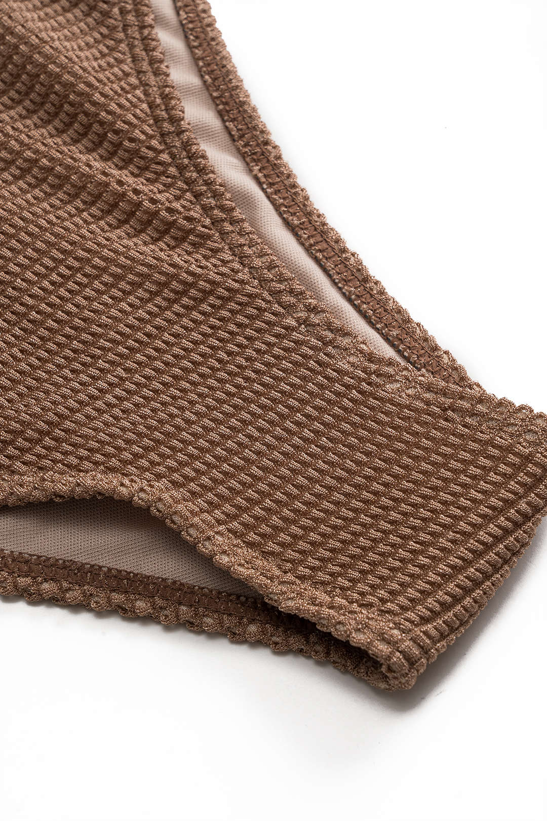Textured Bandeau Bikini