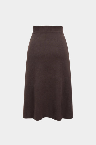 Vandoria Buttoned Knit Skirt