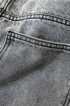 Yüksek Bel Düz Paça Kot Pantolon