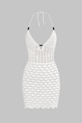 White Crochet Dress