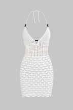 White Crochet Dress