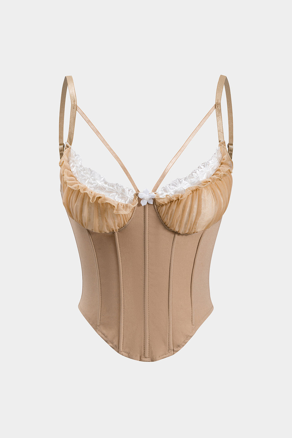 Şeffaf Büstiyer Üst 