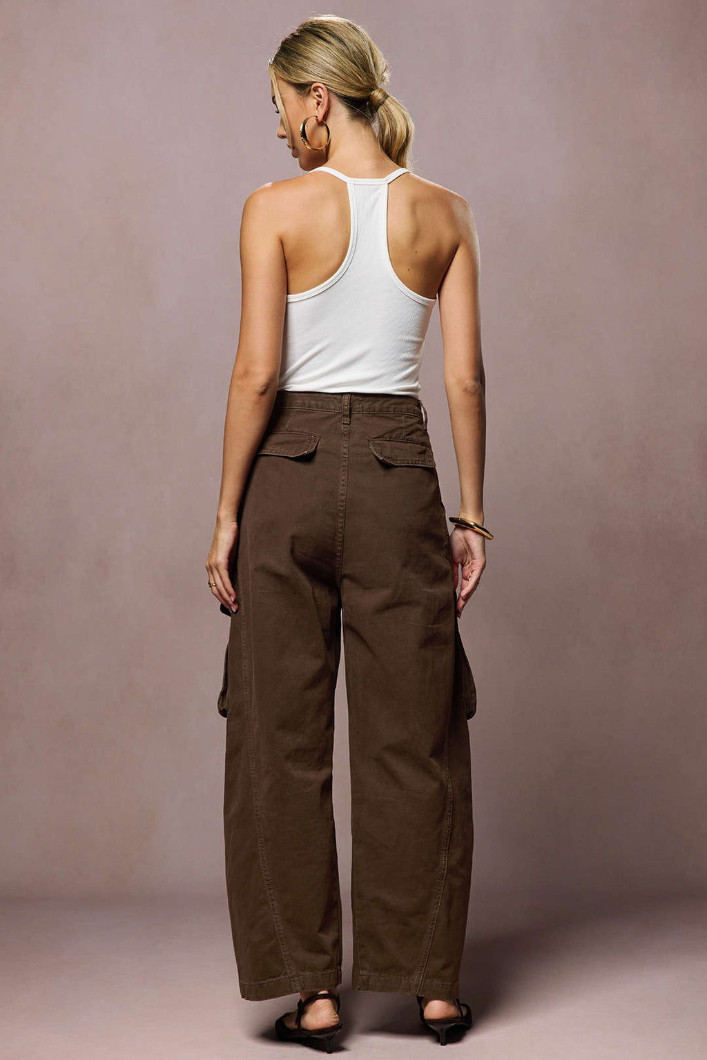 Kullanışlı Kargo Geniş Paçalı Pantolon