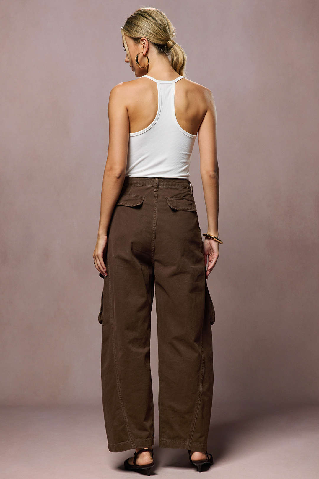 Kullanışlı Kargo Geniş Paçalı Pantolon