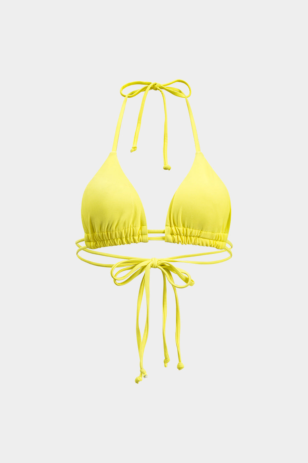 Yellow Printed Bikini & Sarong