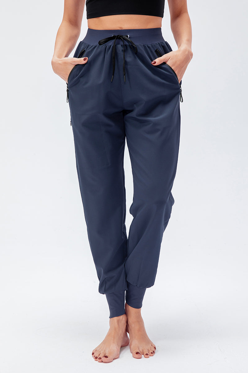 High-Waist Drawstring Jogger