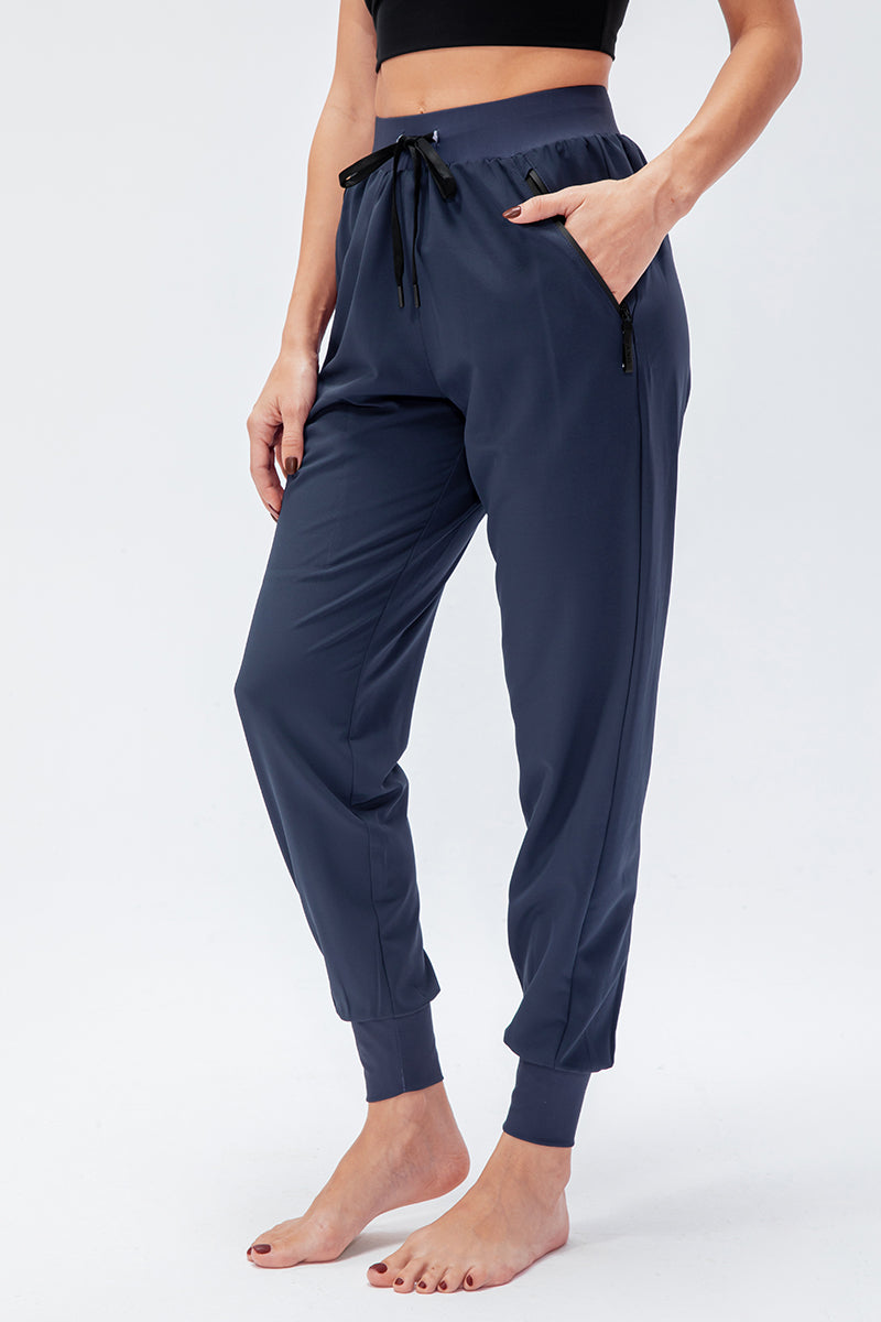 High-Waist Drawstring Jogger