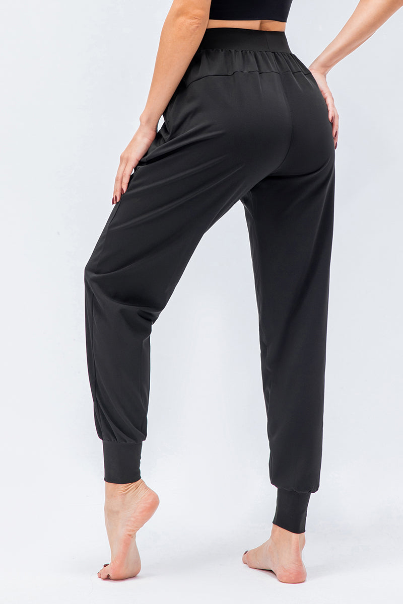 High-Waist Drawstring Jogger