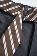 Belted Barrel Trousers