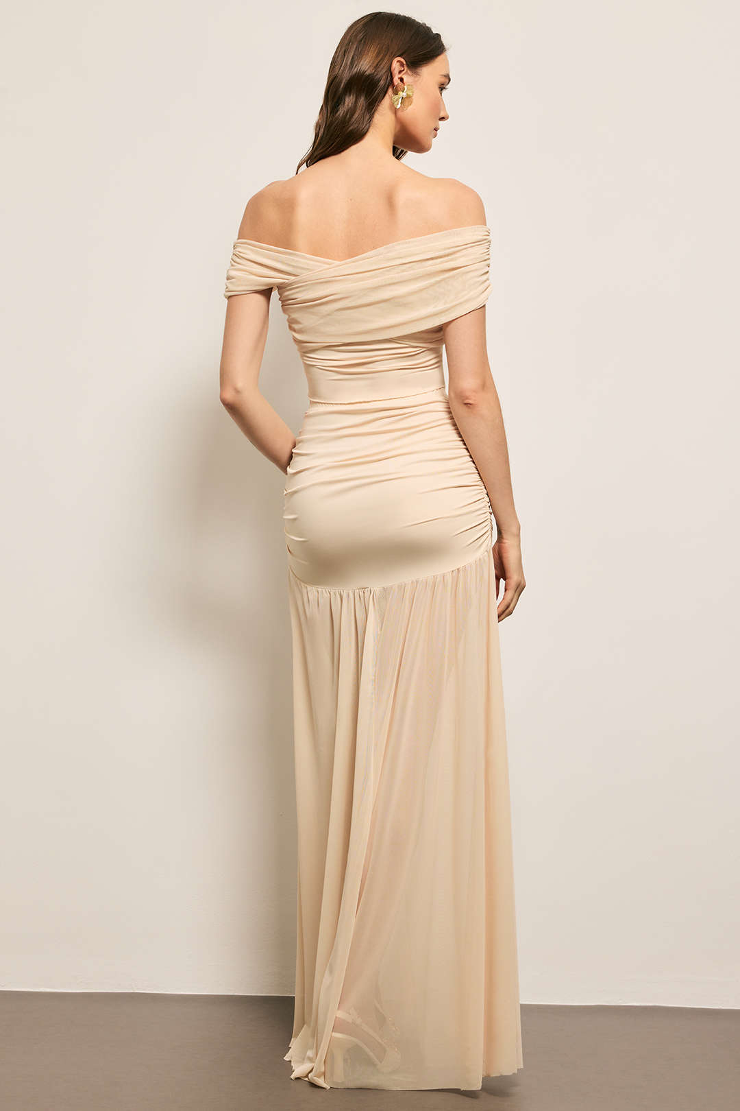 Eternal Drape Gathered Bustier &amp; Maxi Skirt Set
