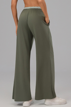 Pantalón ancho Pippa con cintura de lunares