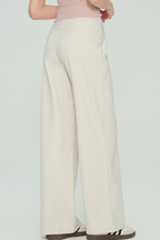 Elsa Double-Waist Wide Leg Pants