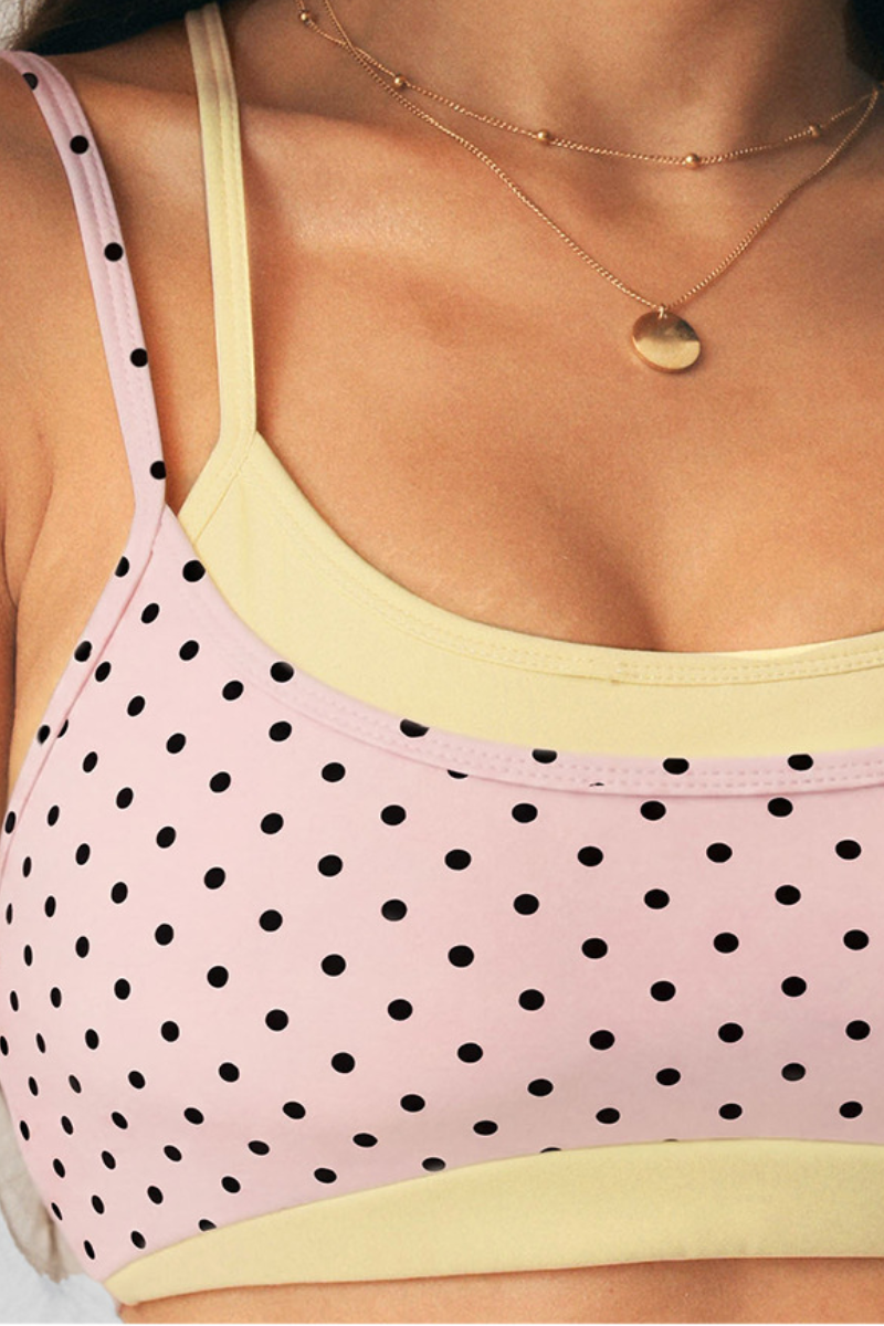 Fifi Polka Dot Bra & Leggings Set