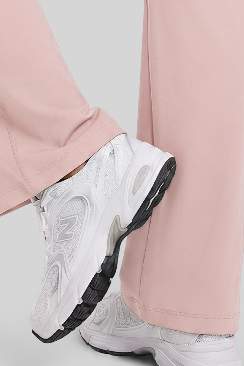 Faye Colour-Block Drawstring Wide Leg Pants