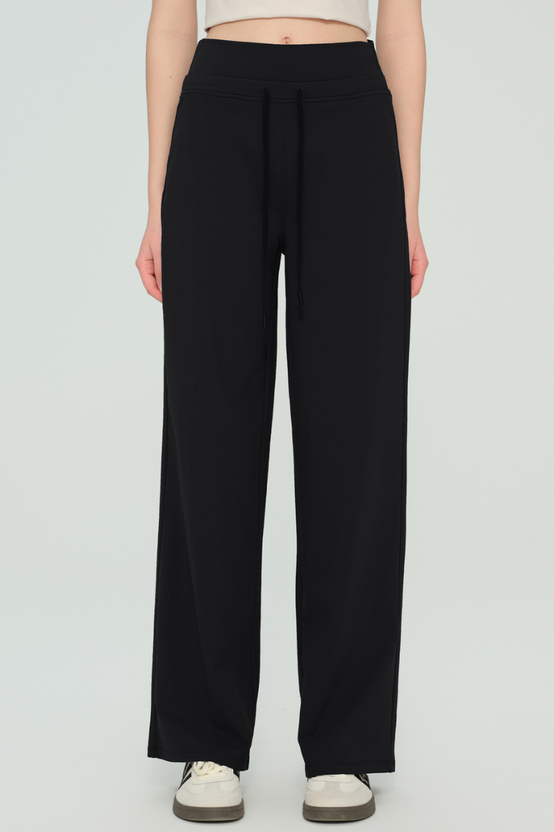 Elsa Double-Waist Wide Leg Pants