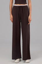 Pantalón ancho Pippa con cintura de lunares