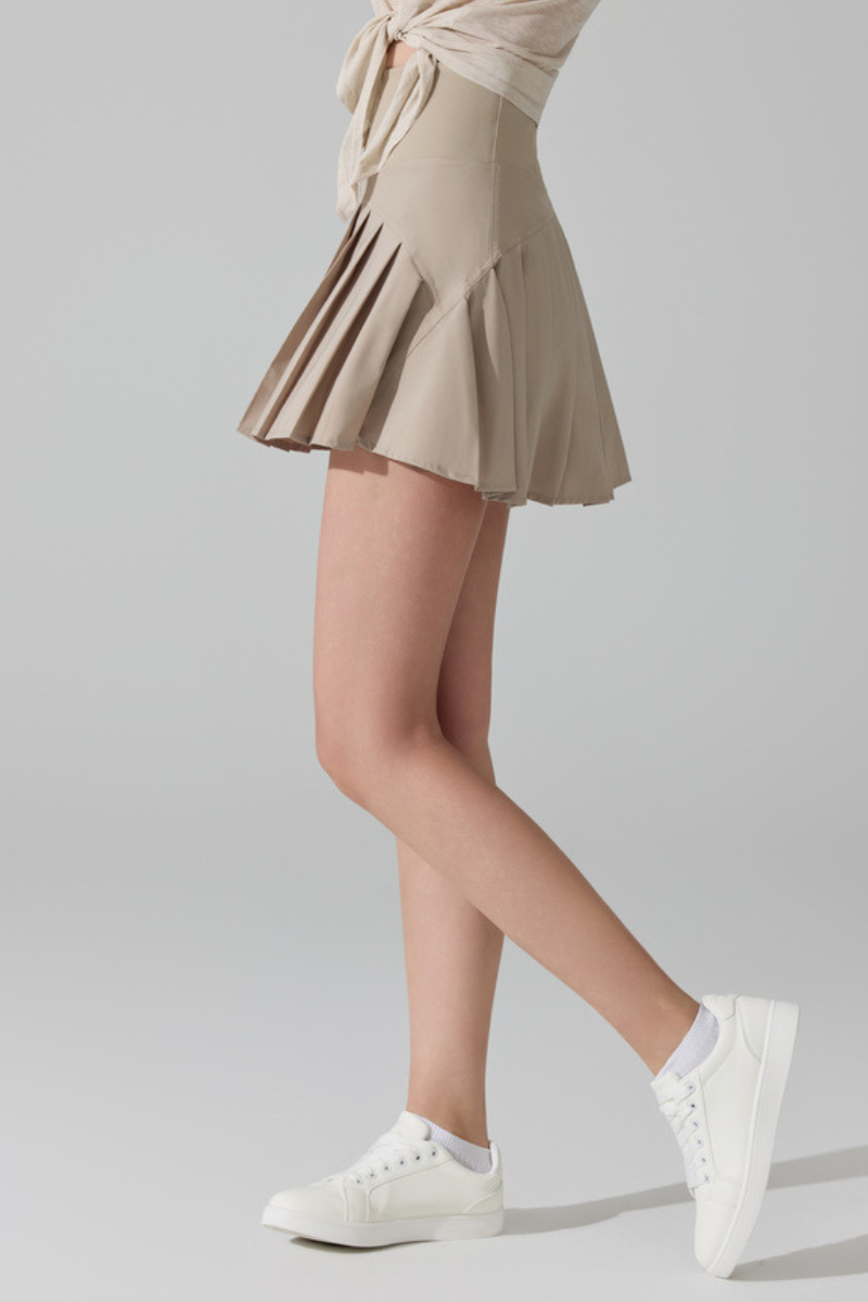 Bree High-Waist Pleated Tennis Skort