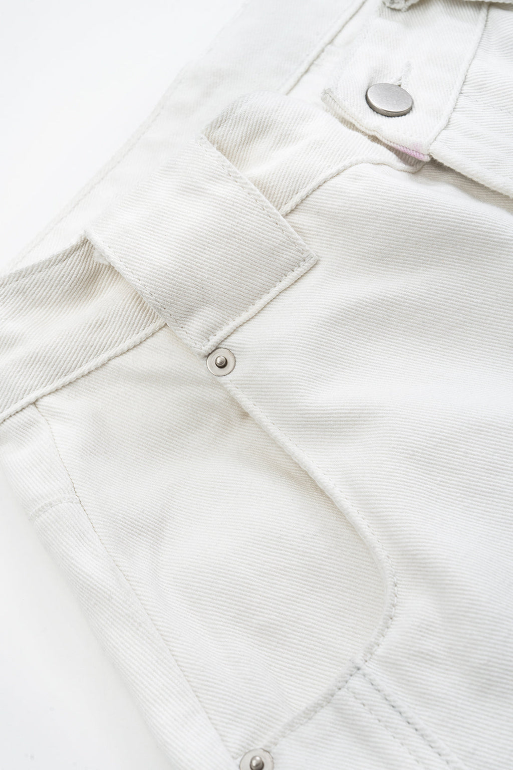 Yapılandırılmış, Bol Paçalı Kot Pantolon