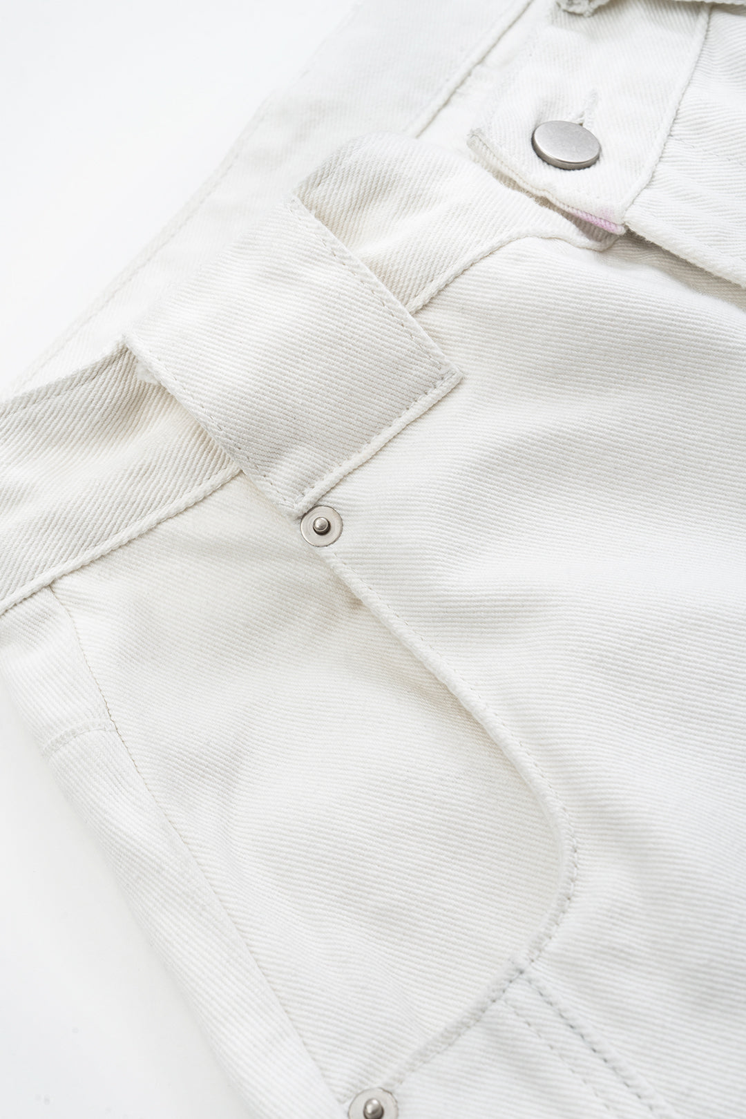 Yapılandırılmış, Bol Paçalı Kot Pantolon