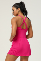 New Sexy Slit Yoga Tennis dress