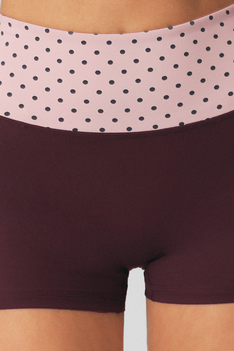 Conjunto Mimi de sujetador y shorts de lunares