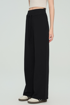Elsa Double-Waist Wide Leg Pants