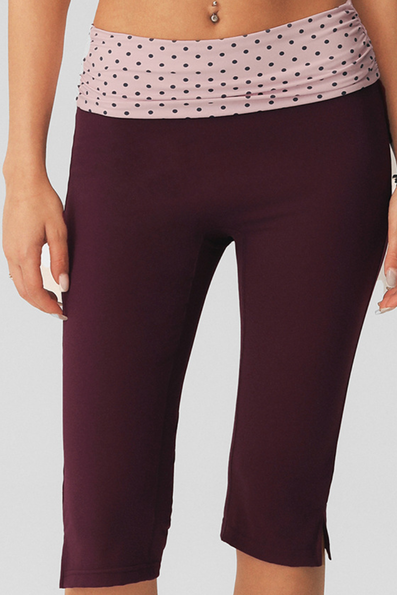 Mimi Polka Dot Bra & Capri Leggings Set
