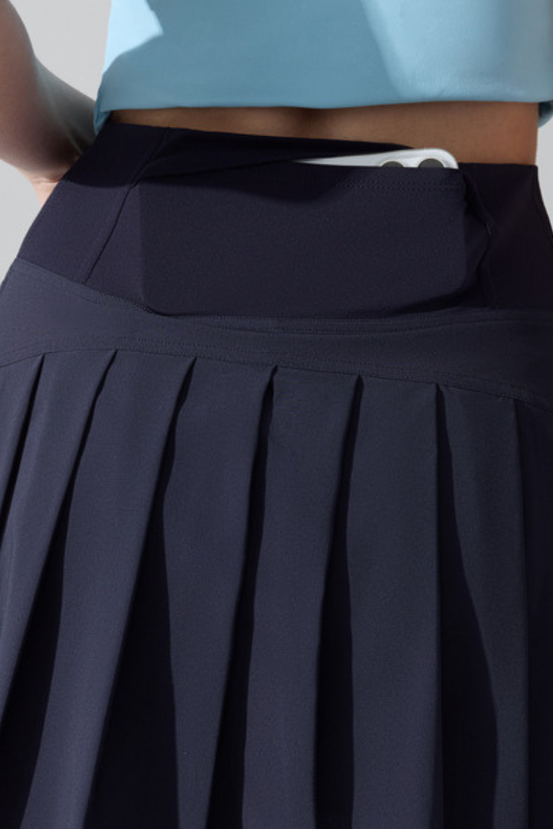 Bree High-Waist Pleated Tennis Skort