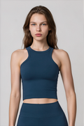 Chloe Racer Top – Blu Royal