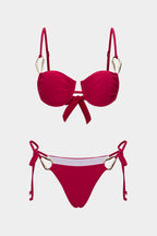 Luxe Red Bikini