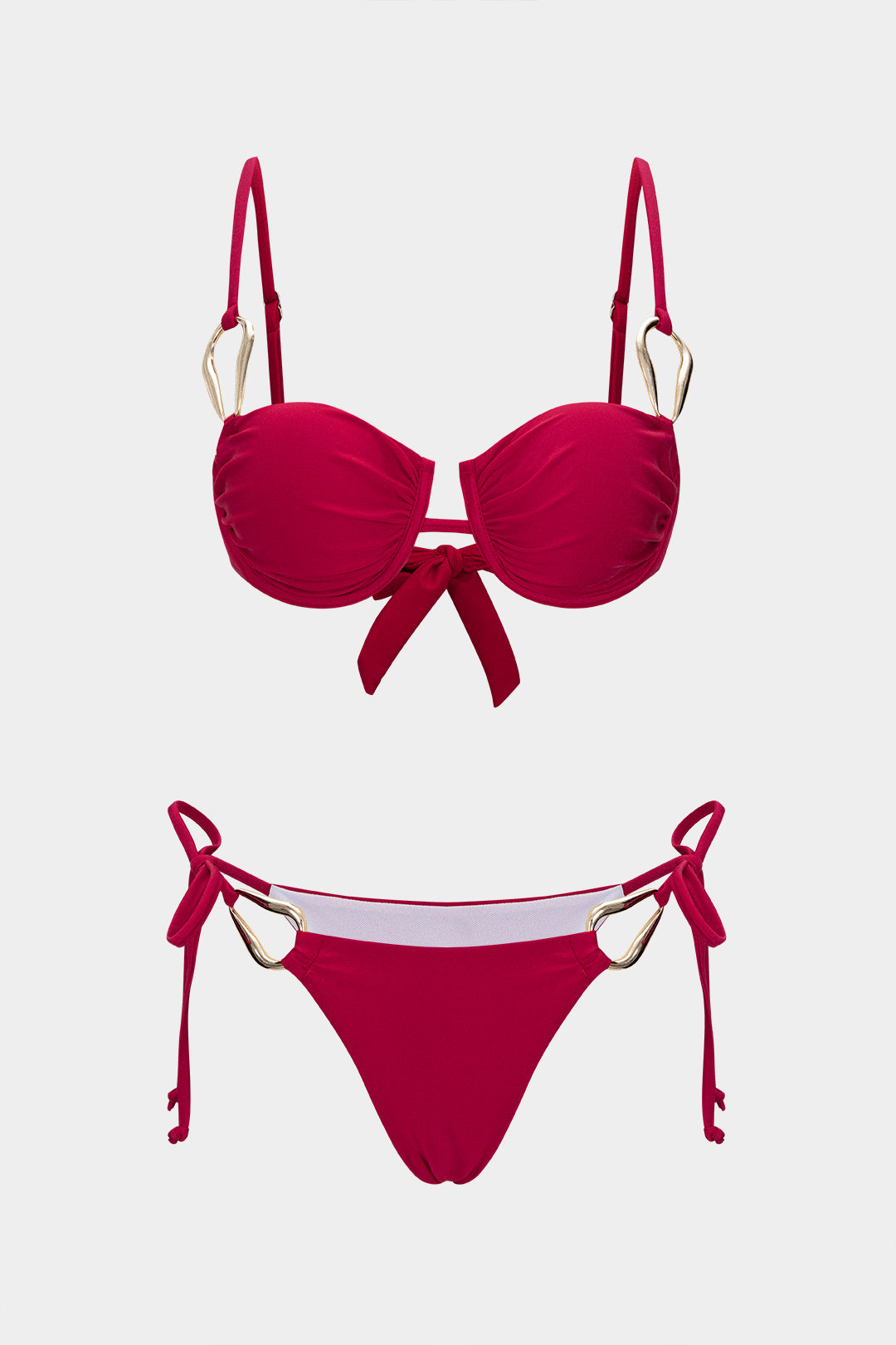 Luxe Red Bikini
