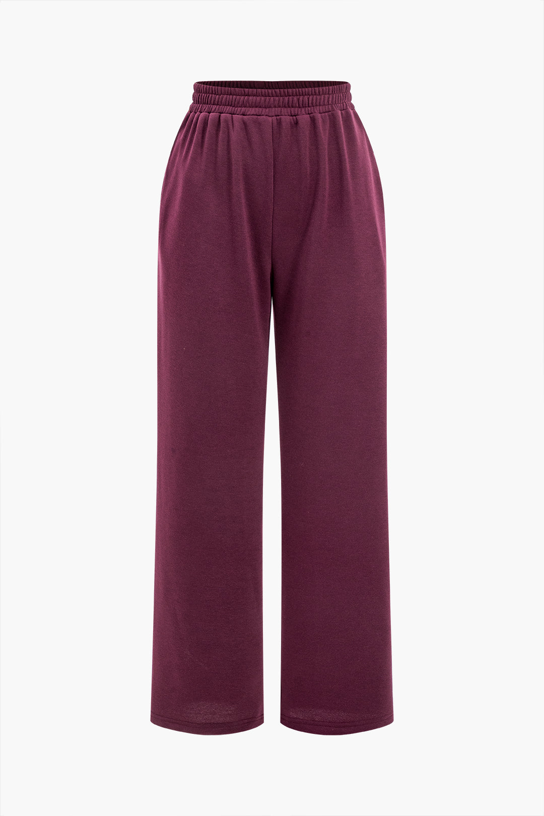 Ease One Shoulder Crop Sweat &amp; Palazzo Tracksuit Set