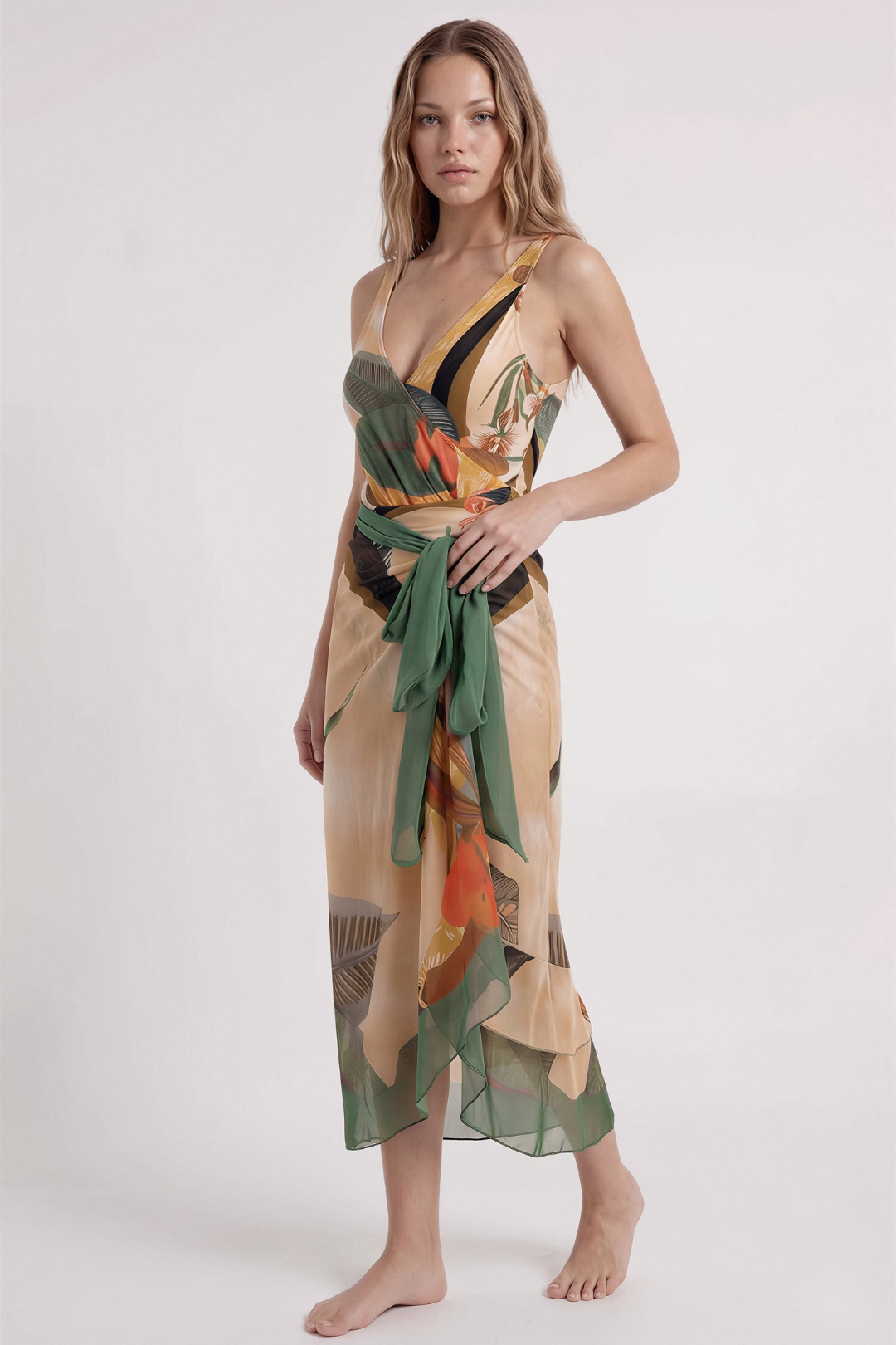 Olive Pareo Set