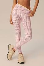 Fifi Polka Dot High-Waist Leggings