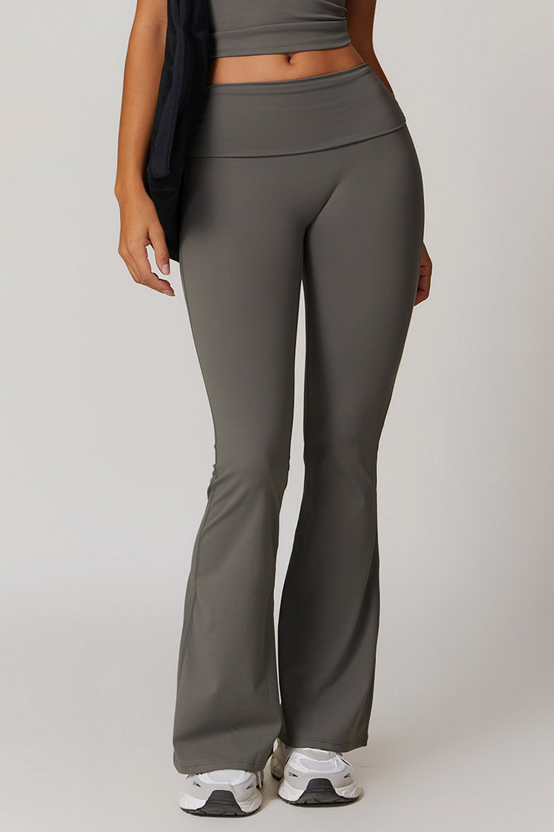 Nell Fold-Over Flare Pants