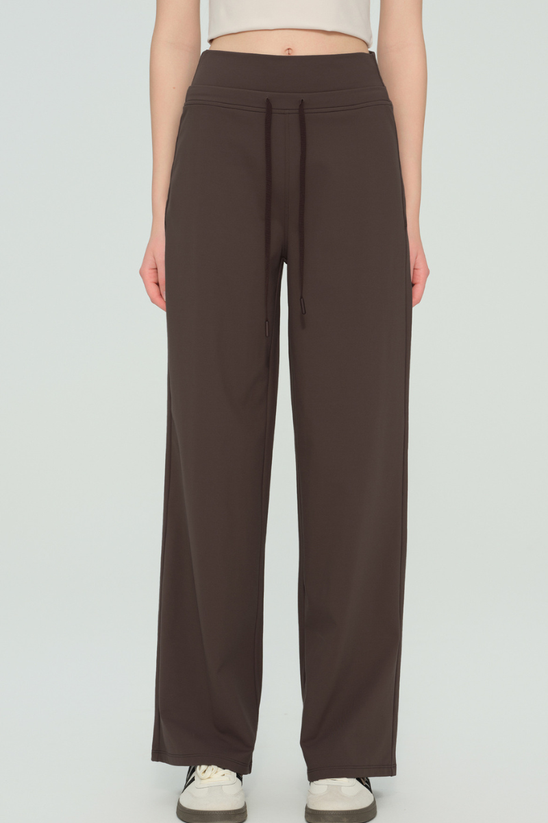 Elsa Double-Waist Wide Leg Pants