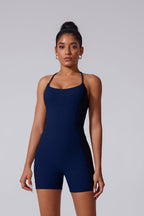 Body Odette con nudo trenzado y short integrado