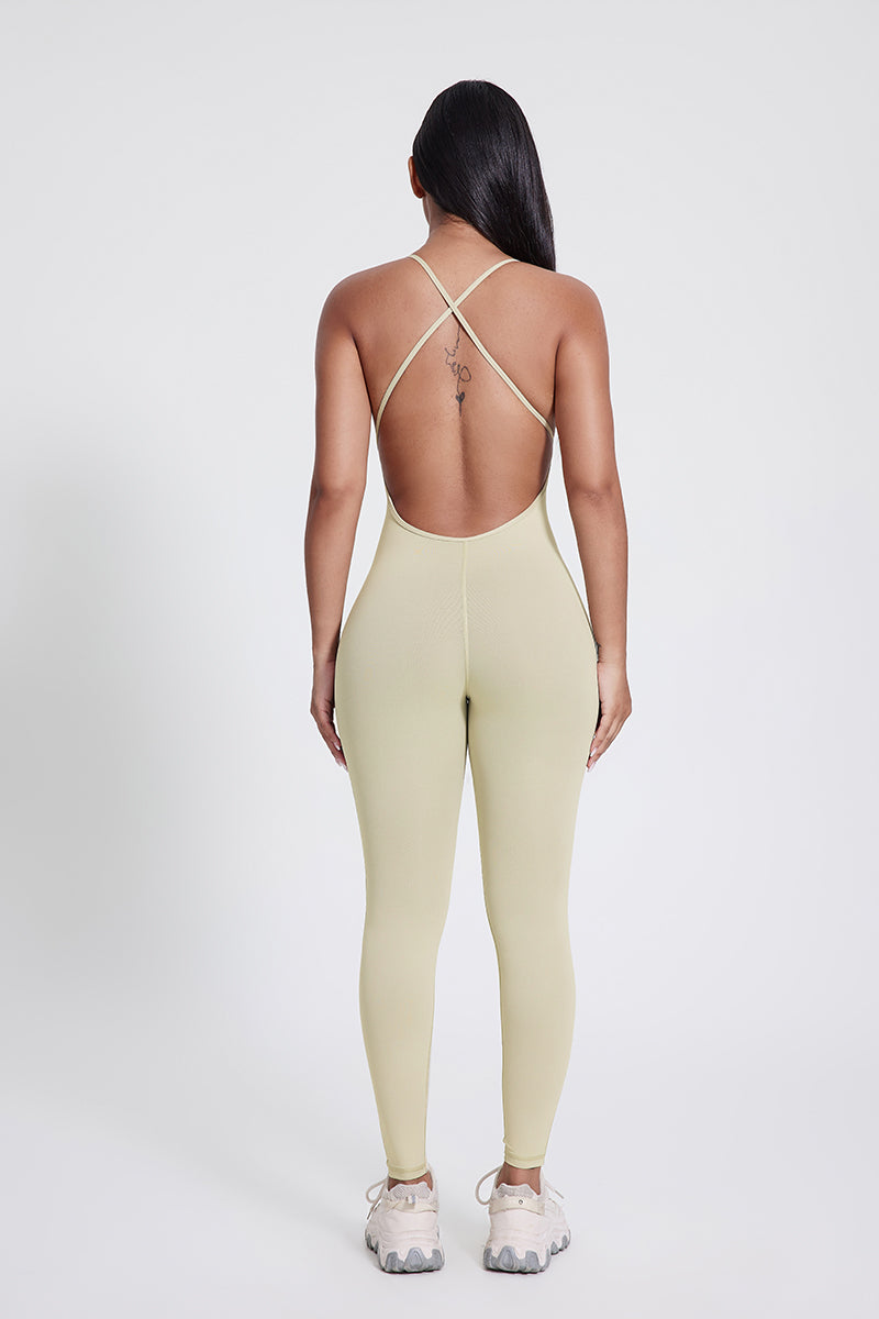 Body de yoga Rina con espalda en X