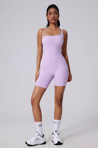 Body Inga con espalda en Y y short integrado
