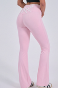 Pantalón acampanado Selene con tiras cruzadas en la espalda