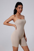 Body Inga con espalda en Y y short integrado
