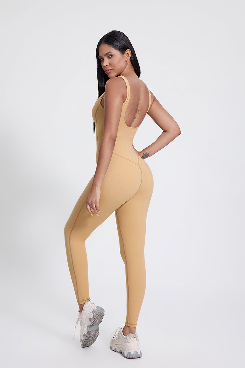 Body de yoga Amara con espalda en U
