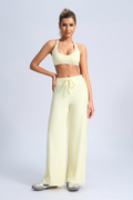 Iris Cross-Back Bra & Wide Leg Pants Set