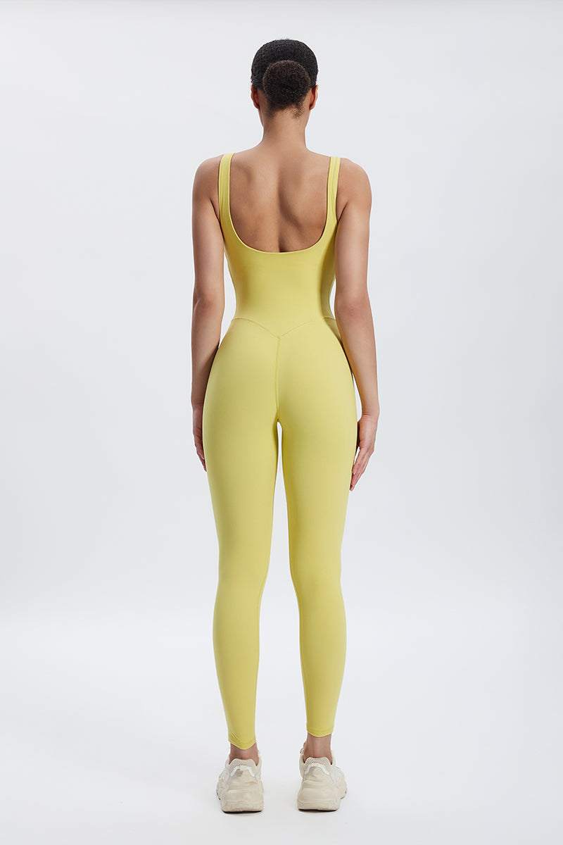 Body de yoga Amara con espalda en U