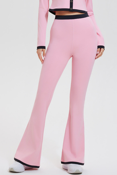 Margot Contrast Trim Flare Pants