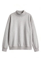 Women's Fall Fleece Relaxed Mock Neck Sweatshirt