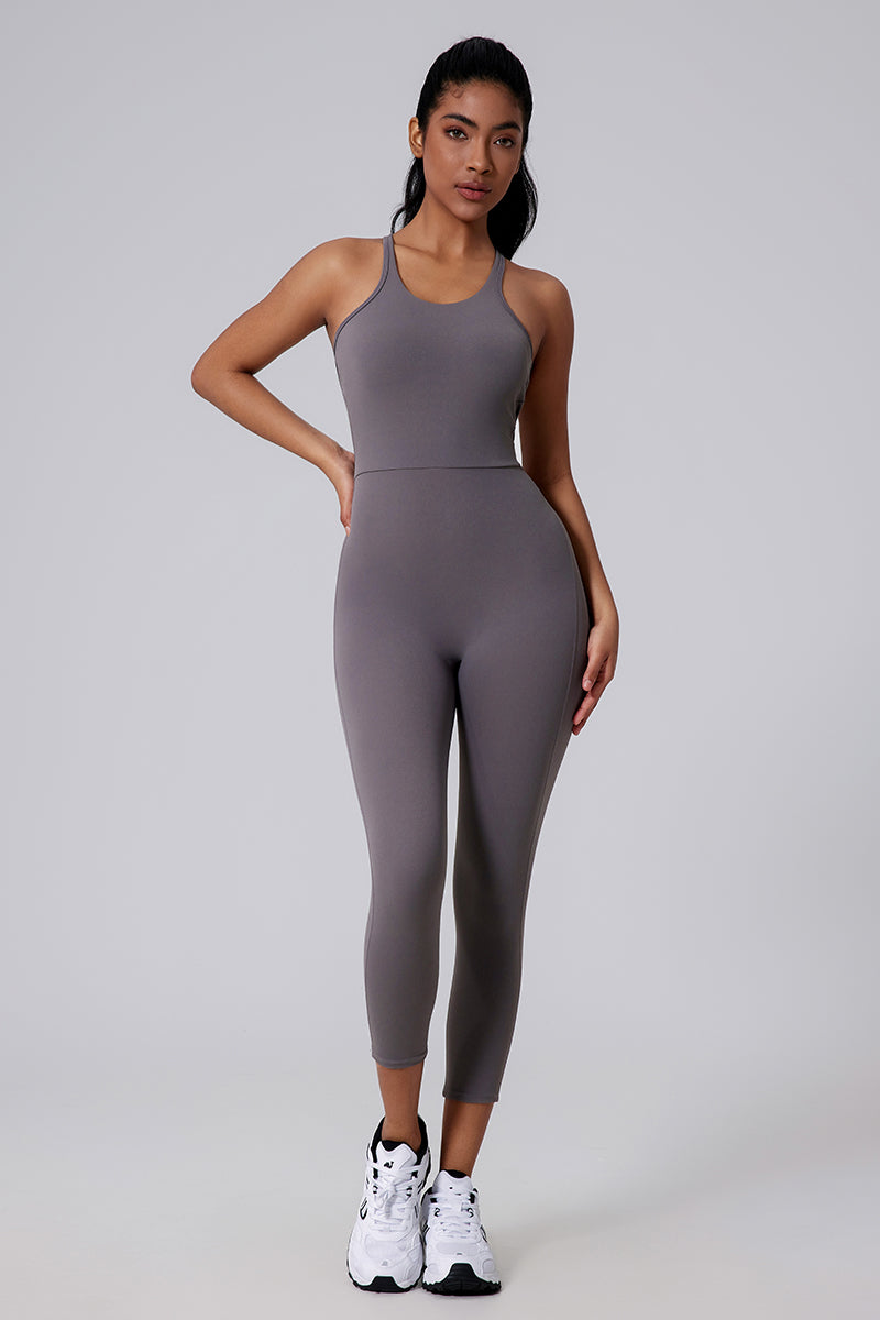 Liv V-Back Full-Length Bodysuit