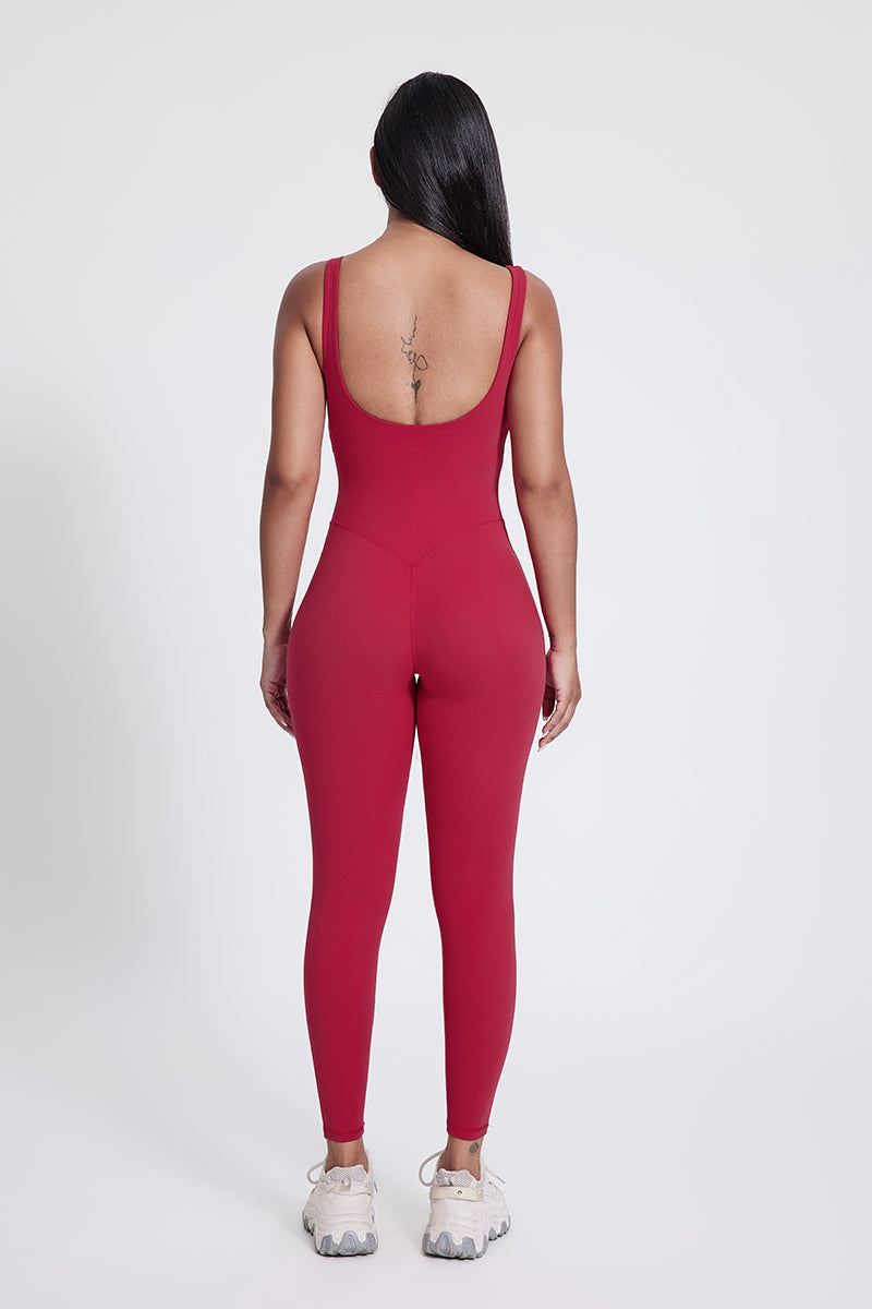 Body de yoga Amara con espalda en U