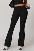 Nell Fold-Over Flare Pants